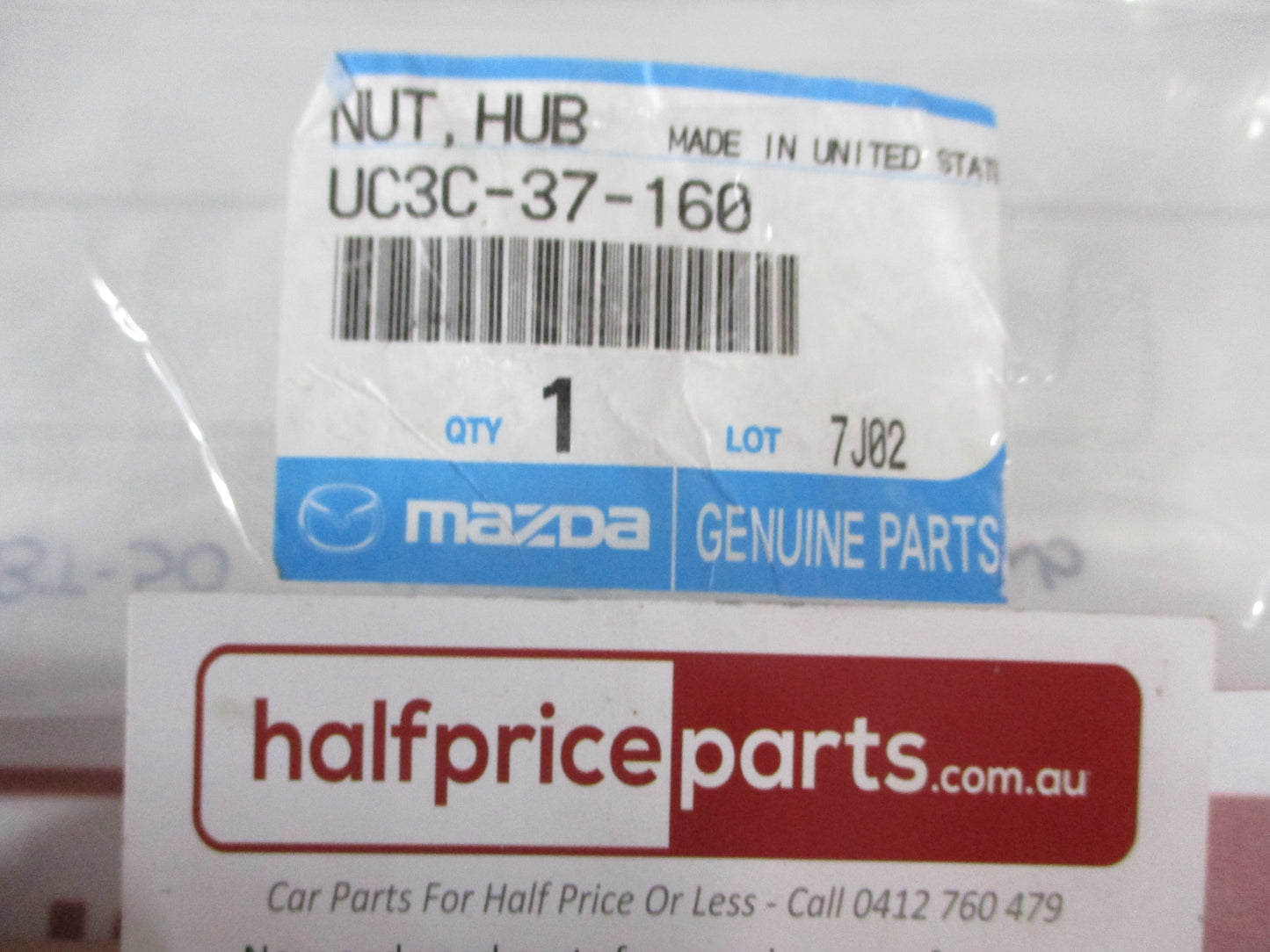 Mazda BT-50 UP/UR Genuine Wheel Nut New Part