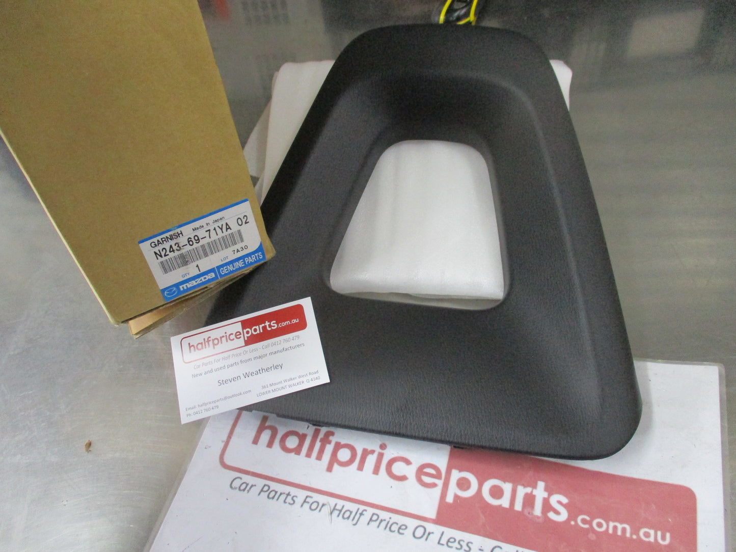 Mazda MX-5 Genuine Lefthand Front Head Rest Bar/Trim New Part