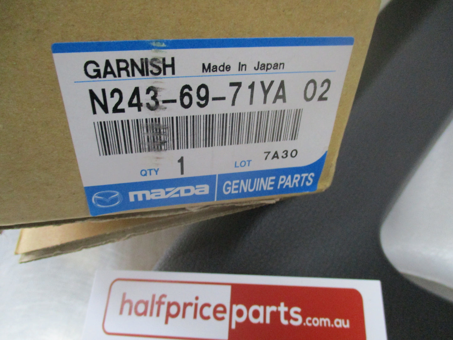 Mazda MX-5 Genuine Lefthand Front Head Rest Bar/Trim New Part