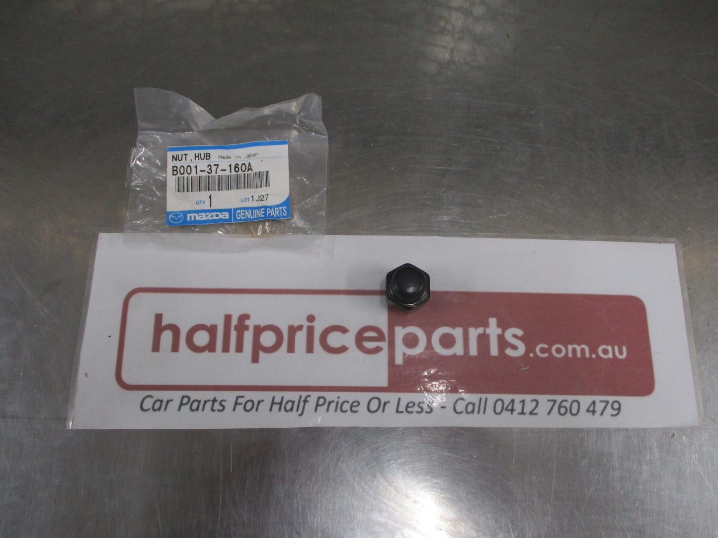 Mazda 323/626/B2000/B2200/B2600/MX-6 Genuine Single Wheel Lug Nut (Black) New Part