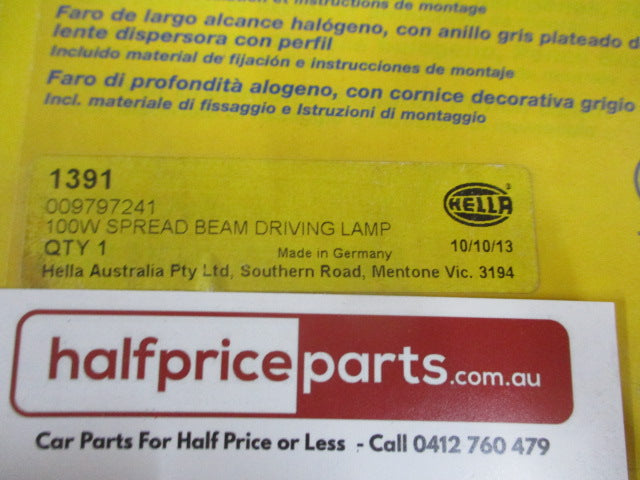 Hella Rallye 3003 FF Series Spead Beam 12V/100Watt New Part