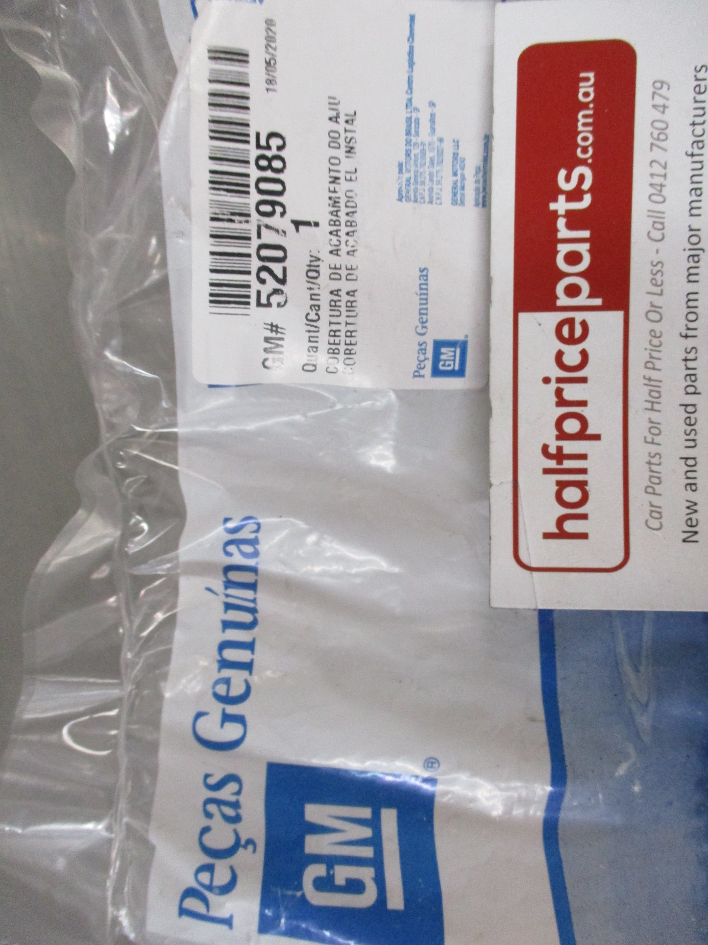 Holden RG Colorado Genuine Front Seat Rear Track Rail Cover Trim New Part