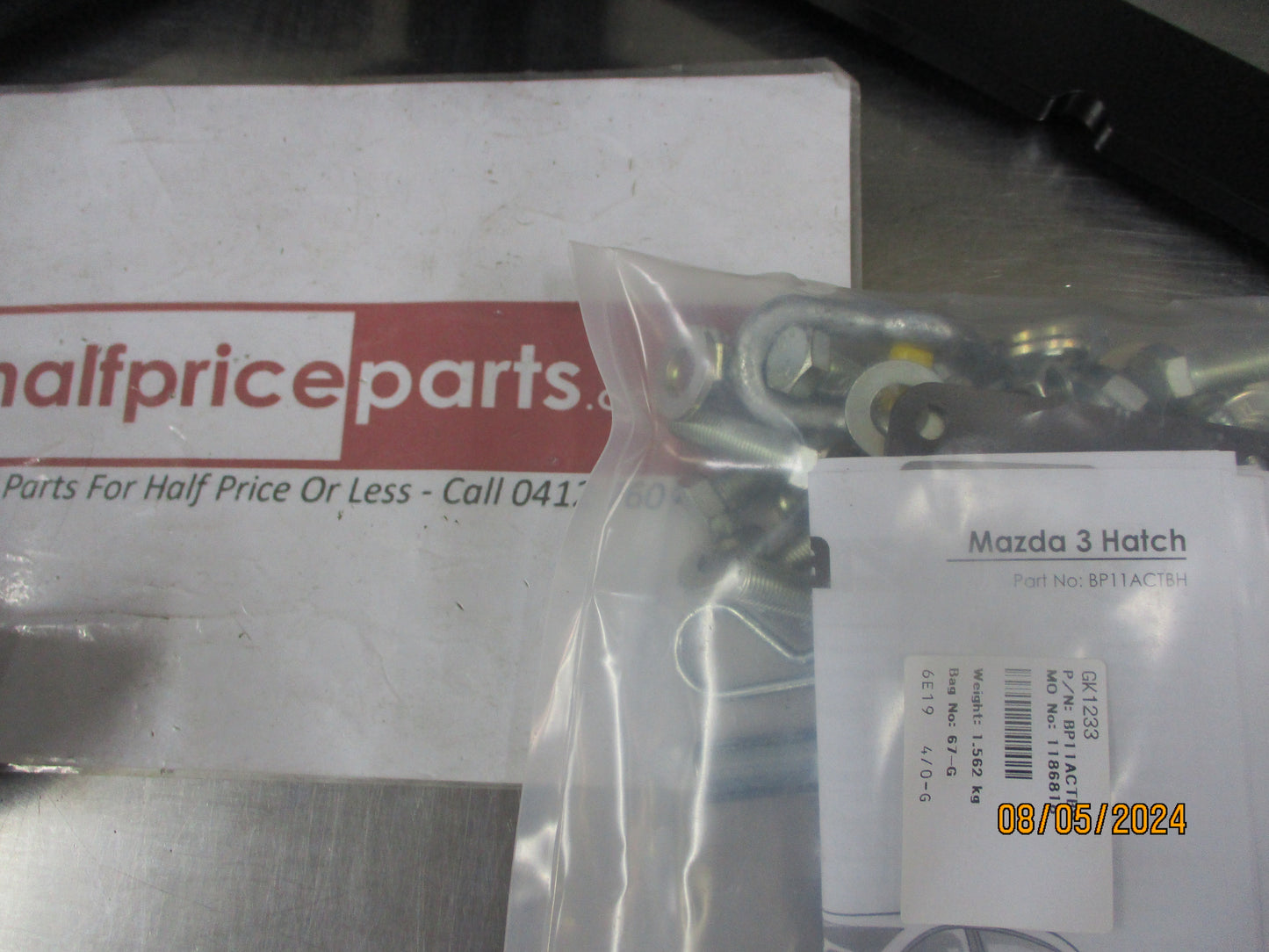 Mazda 3 Hatch Genuine Tow Bar Kit (No Wiring Harness) New Part
