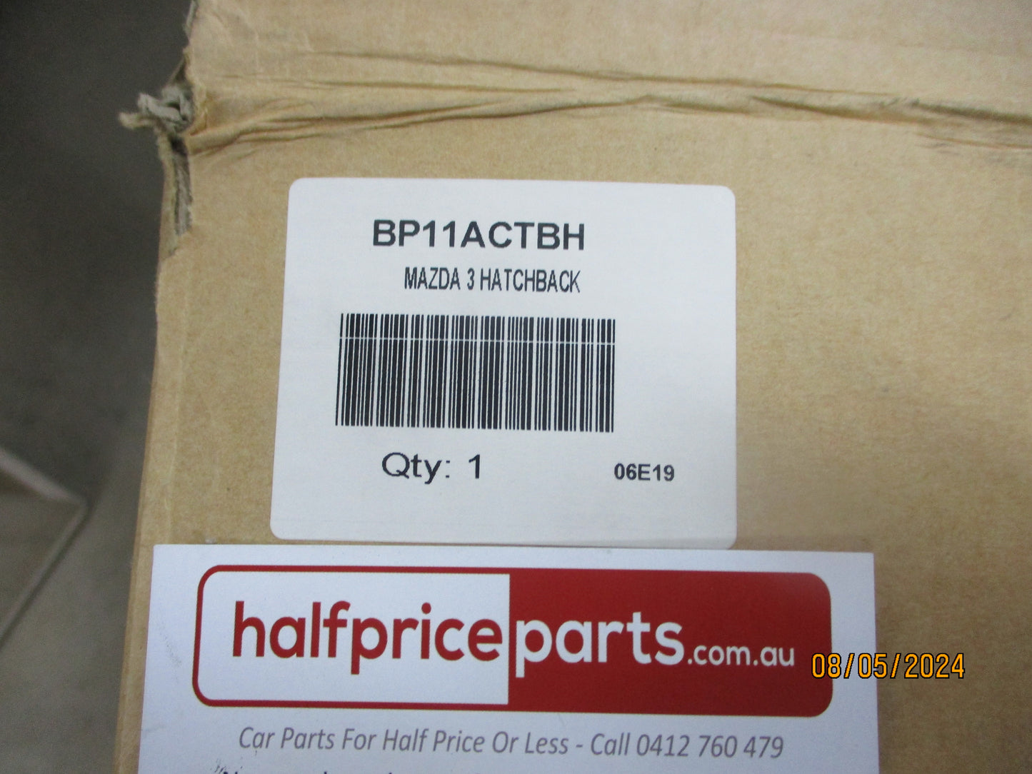 Mazda 3 Hatch Genuine Tow Bar Kit (No Wiring Harness) New Part