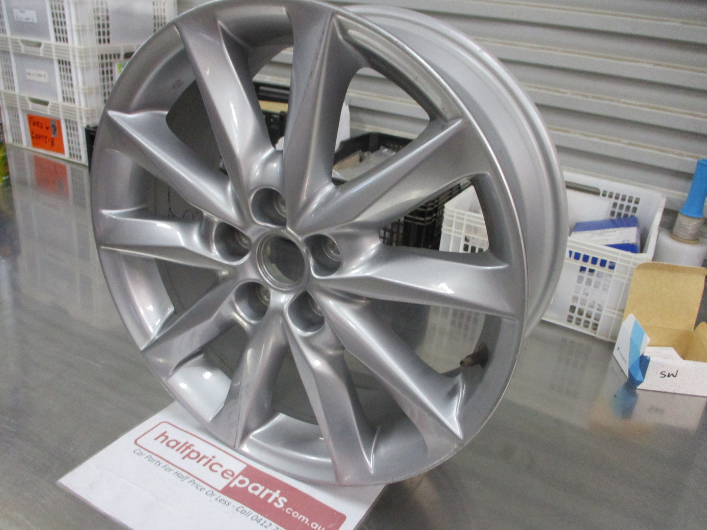 Mazda 3 Genuine 18 X 7J Silver Alloy Wheel Used (1 Wheel Only) Part VGC