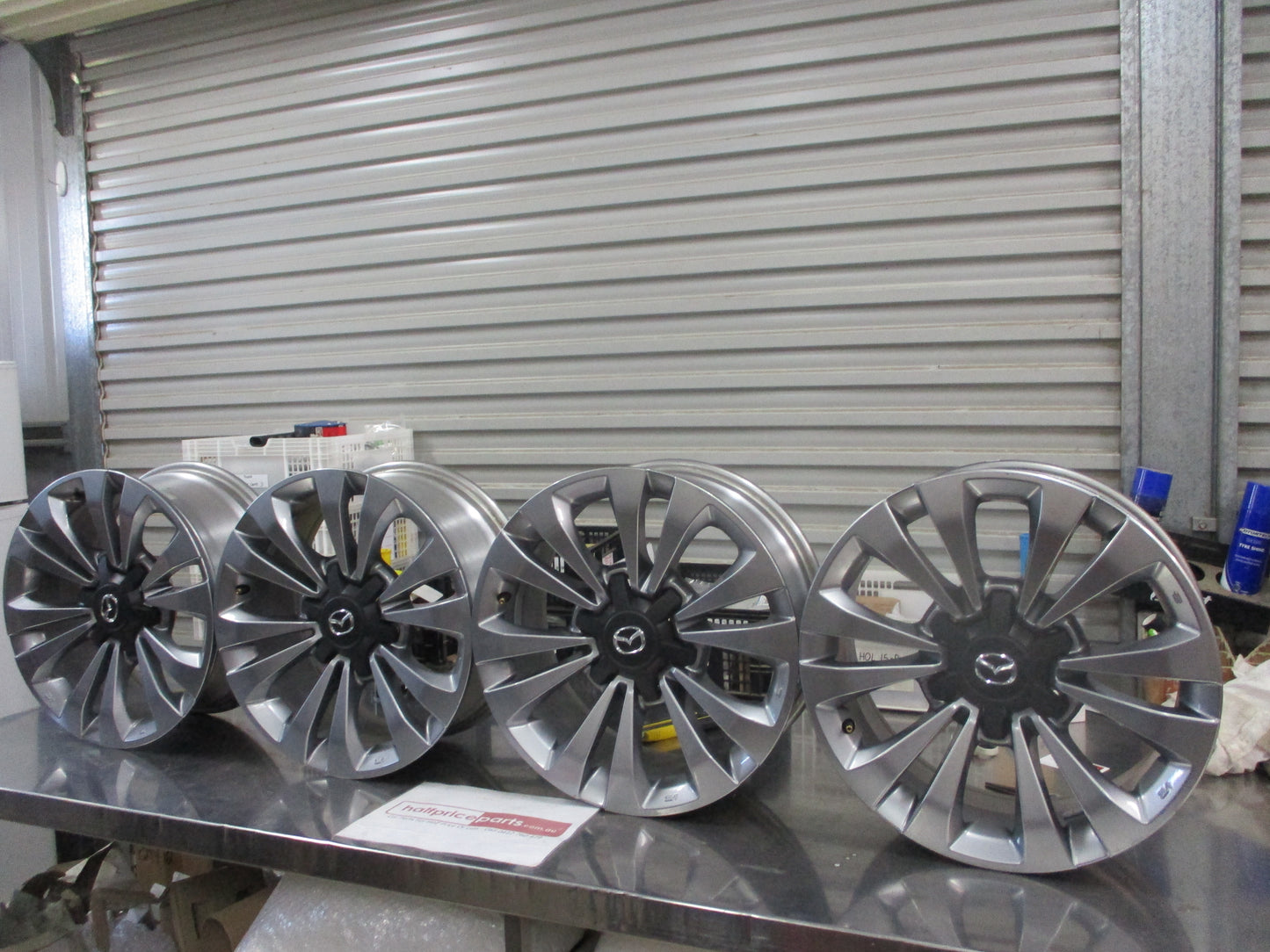 Mazda BT-50 Genuine Set Of 4 Alloy Wheels (With 4 Center Caps) Used Part VGC
