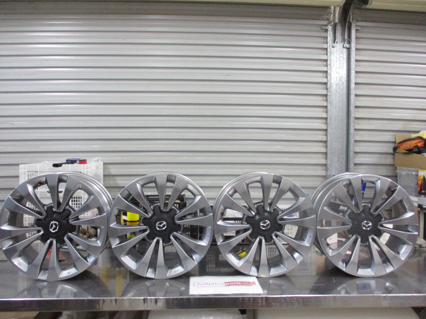 Mazda BT-50 Genuine Set Of 4 Alloy Wheels (With 4 Center Caps) Used Part VGC