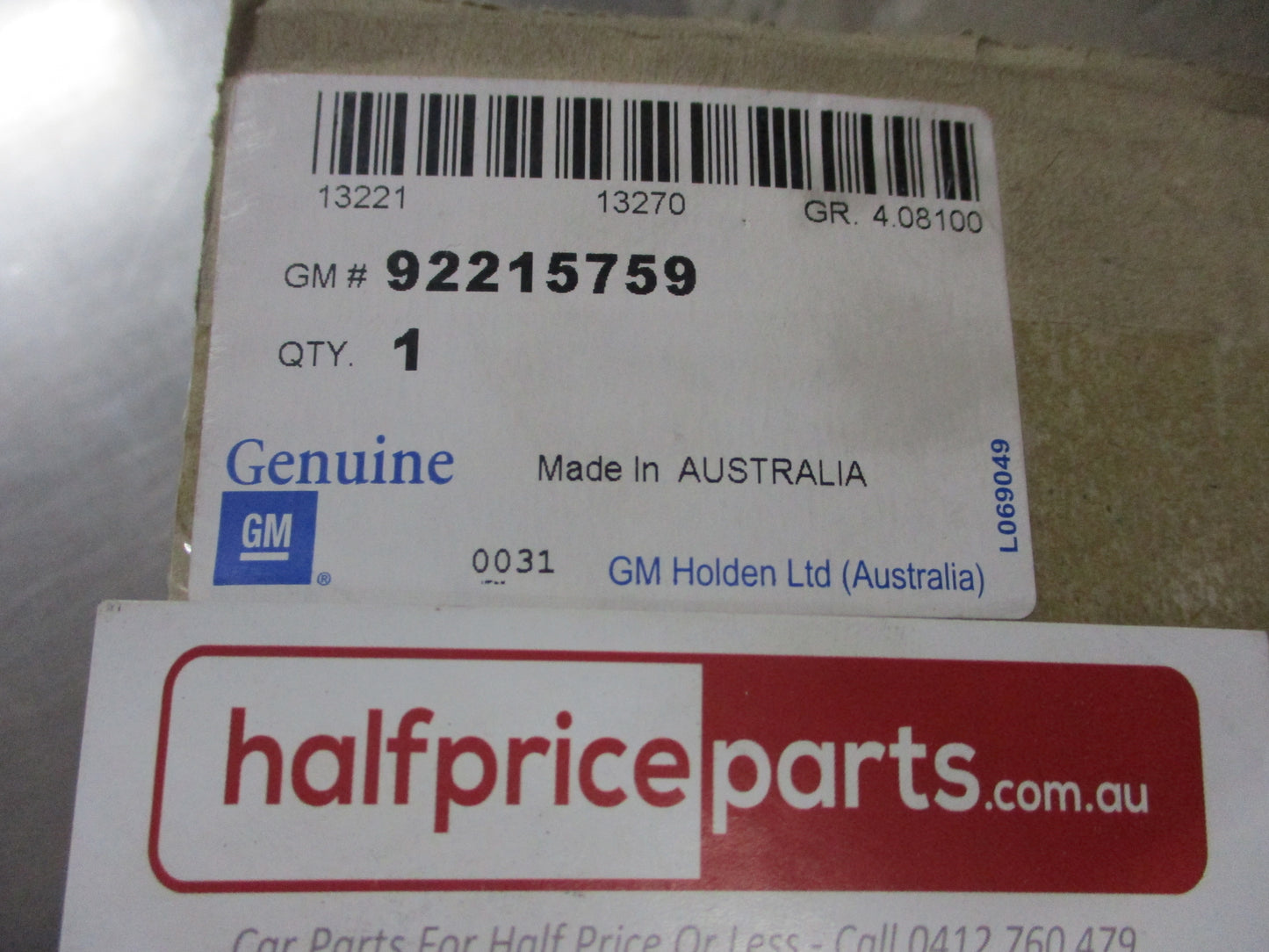 Holden VE-VF Commodore /Caprice WM-WN Genuine Transmission Cross Member New Part