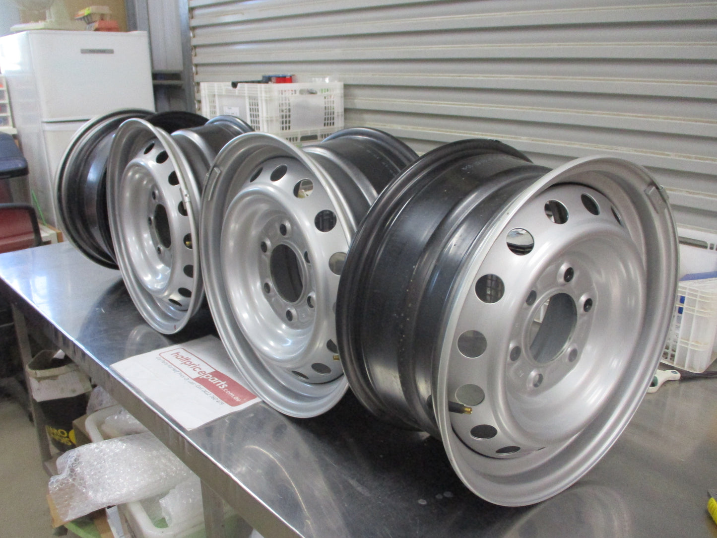 Mazda BT-50 / Ford PX Ranger Genuine 16 X 7 Steel Wheel Set Of 4 Used Part VGC
