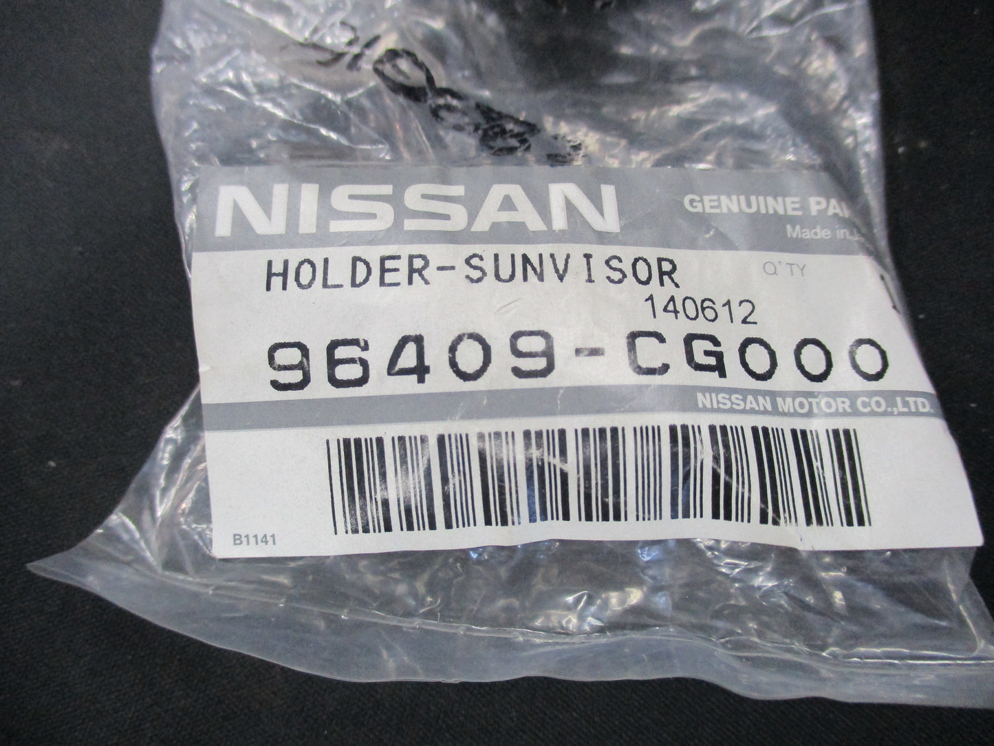 Nissan 350Z Genuine Sun Visor Holder Black New