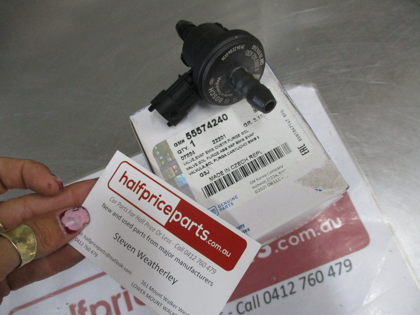 Holden Cruze Genuine Fuel Tank Breather Valve New Part
