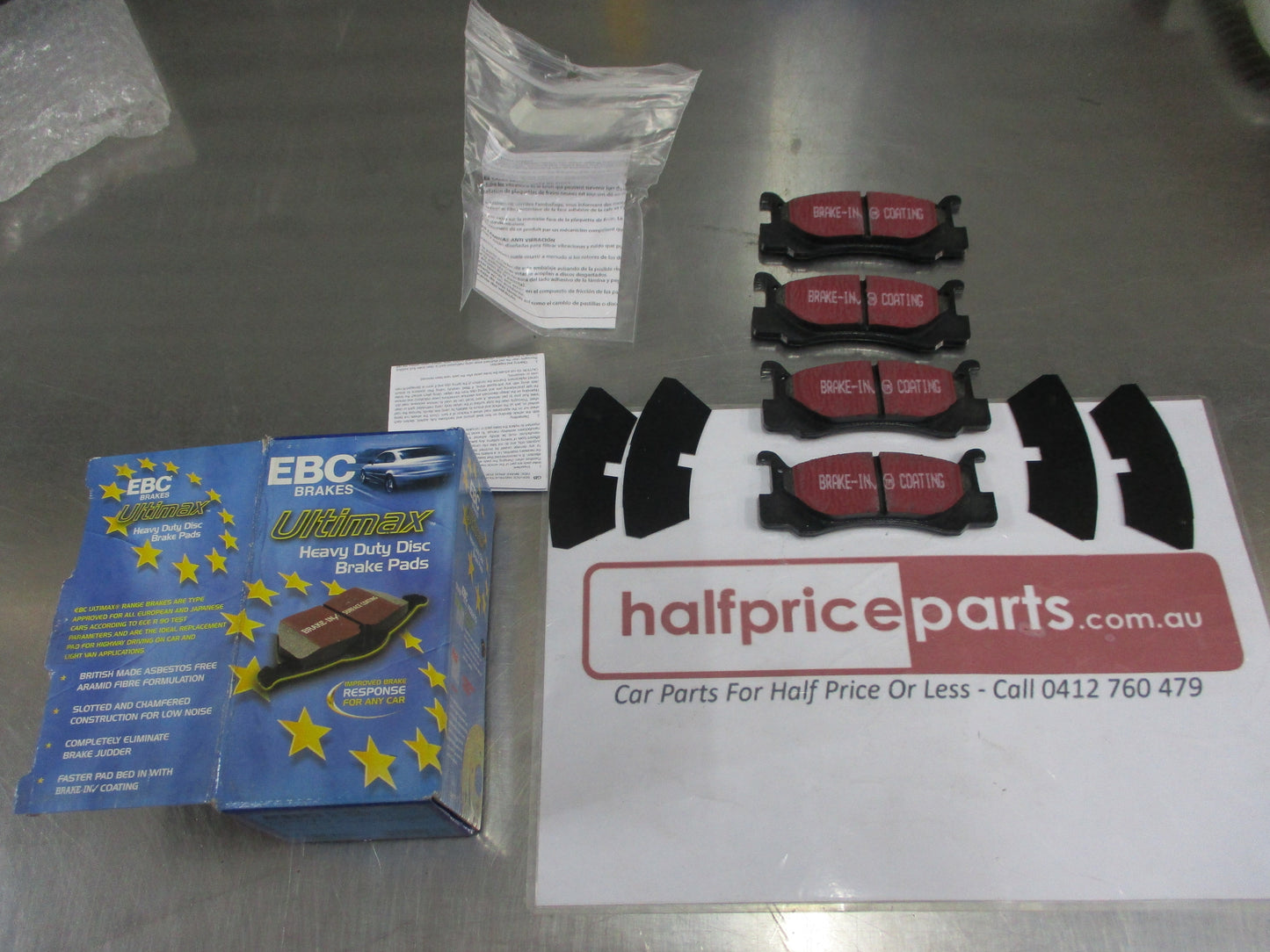 EBC Rear Brake Pad Set Suits Ford Laser/Meteor/Daihatsu Charade Mazda 323/MX3 New Part
