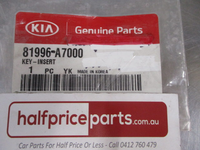 Kia Cerato Genuine Uncut Key Blank Insert New Part