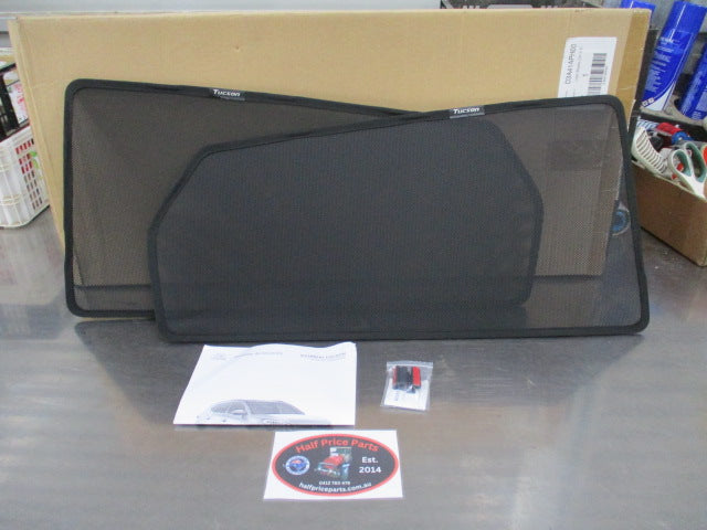 Hyundai Tucson Genuine Rear Window Sun Shades (Pair) With Fitting Kit New Part