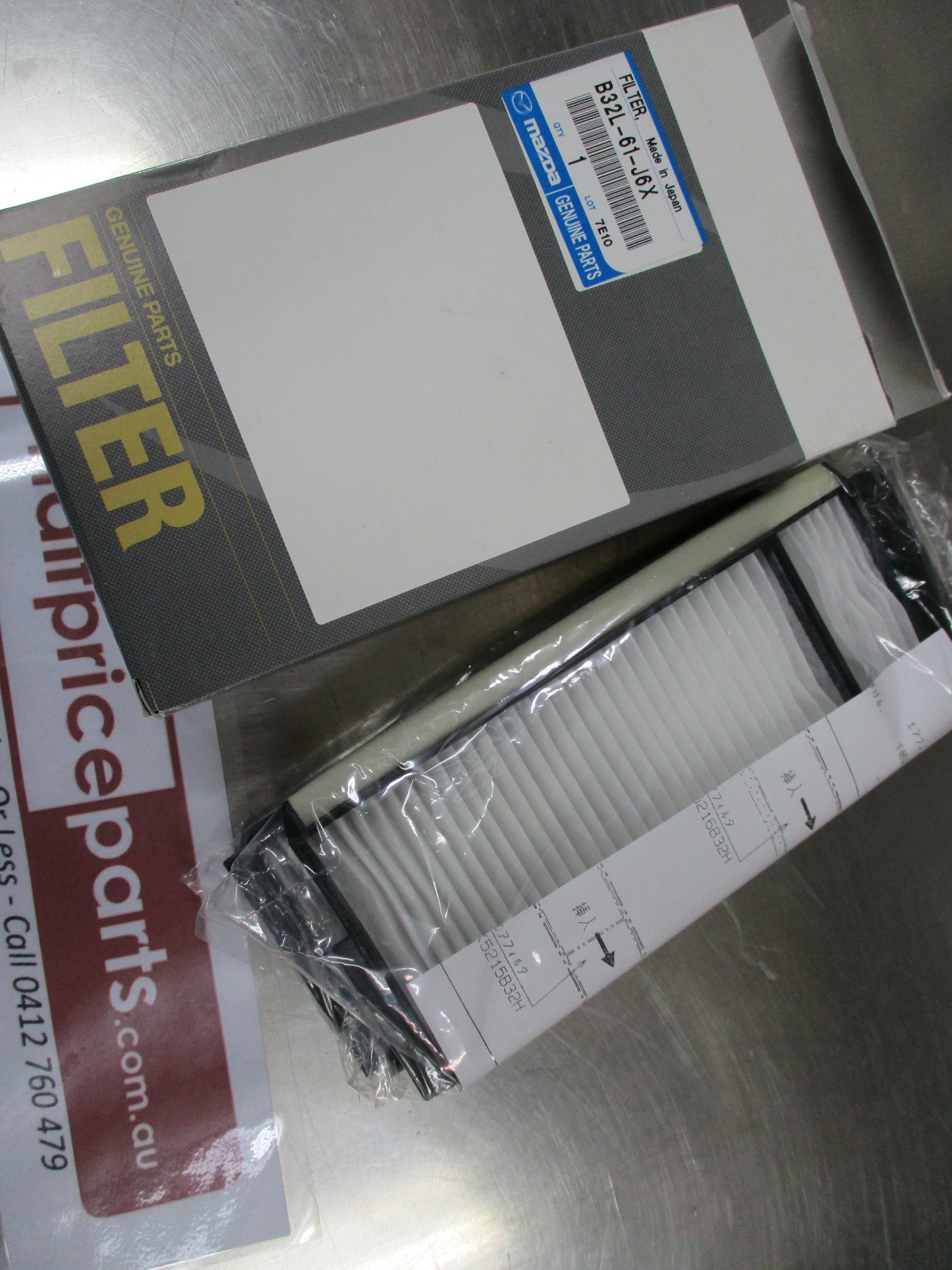 Mazda 3 BK Genuine Cabin Air Conditioner Pollen Filter New Part