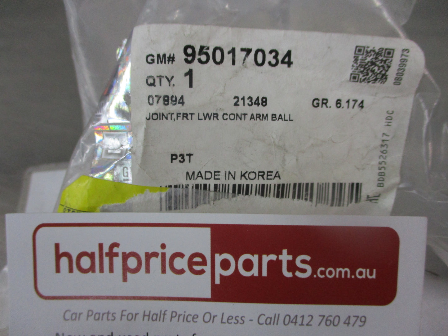 Holden Barina Genuine Front Lower Ball Joint Assembly Left Or Right New Part