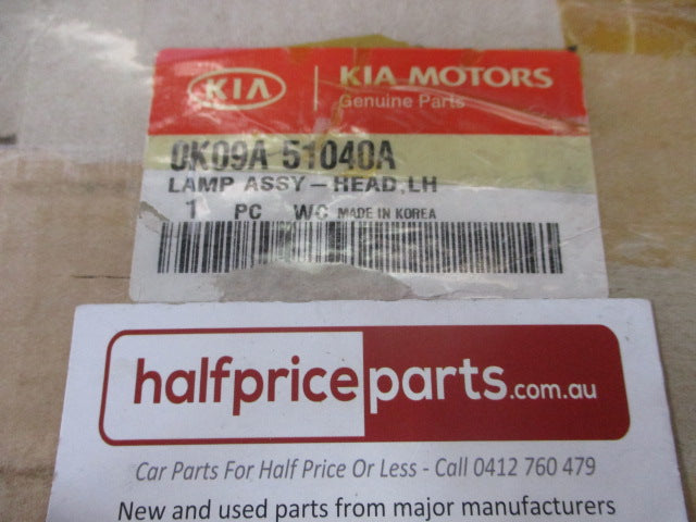 Kia Sportage Genuine Left Hand Front Headlight (Passenger) New Part
