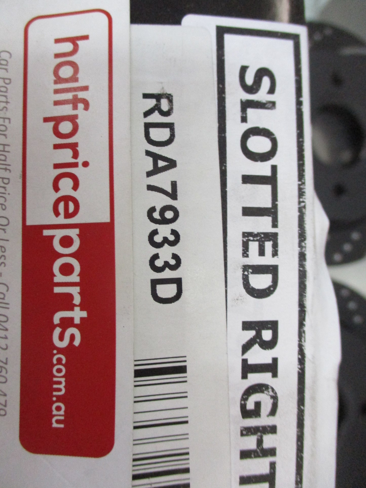 RDA Rear Disc Rotor Set Slotted-Dimpled Suits Ford Fiesta-Focus New Part