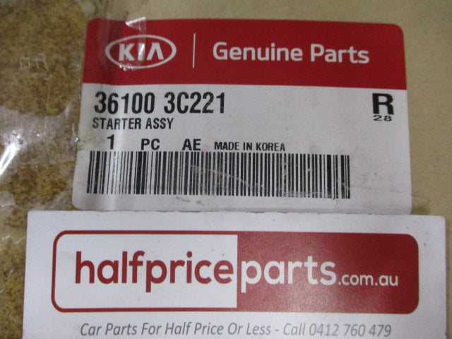 Kia Carnival Genuine Starter Motor Assembly New Part.