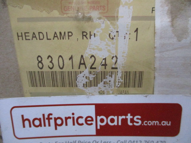 Mitsubishi Colt Genuine Front Right Hand Drivers Headlight New Part