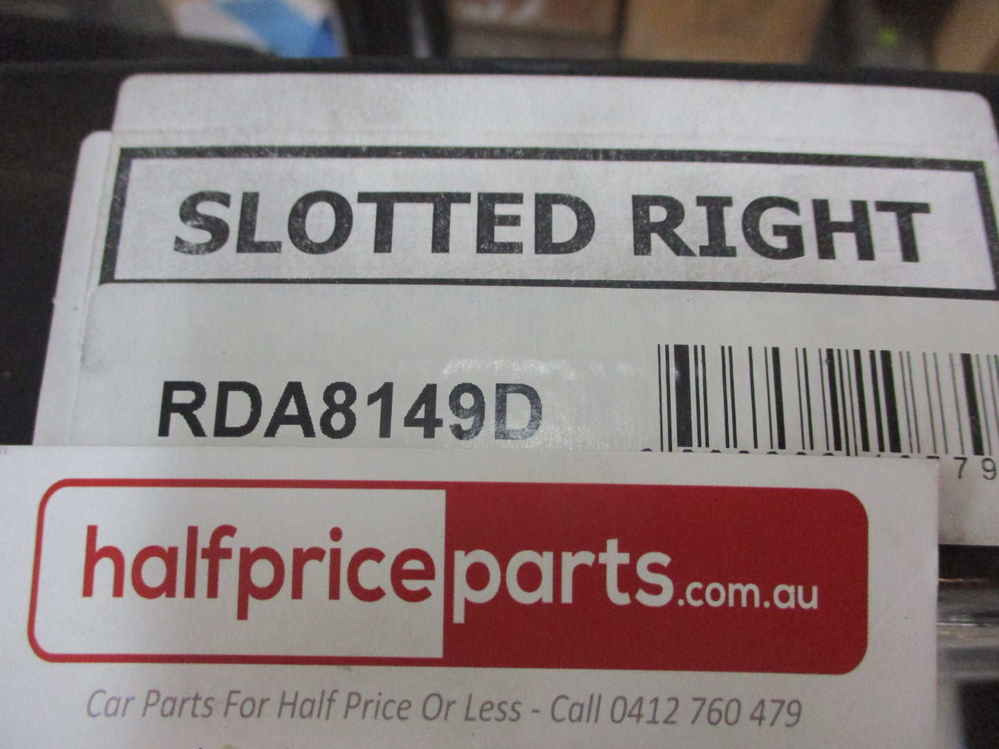 RDA Front Disc Rotors Slotted-Dimpled Suits Renault Grand Scenic New Part