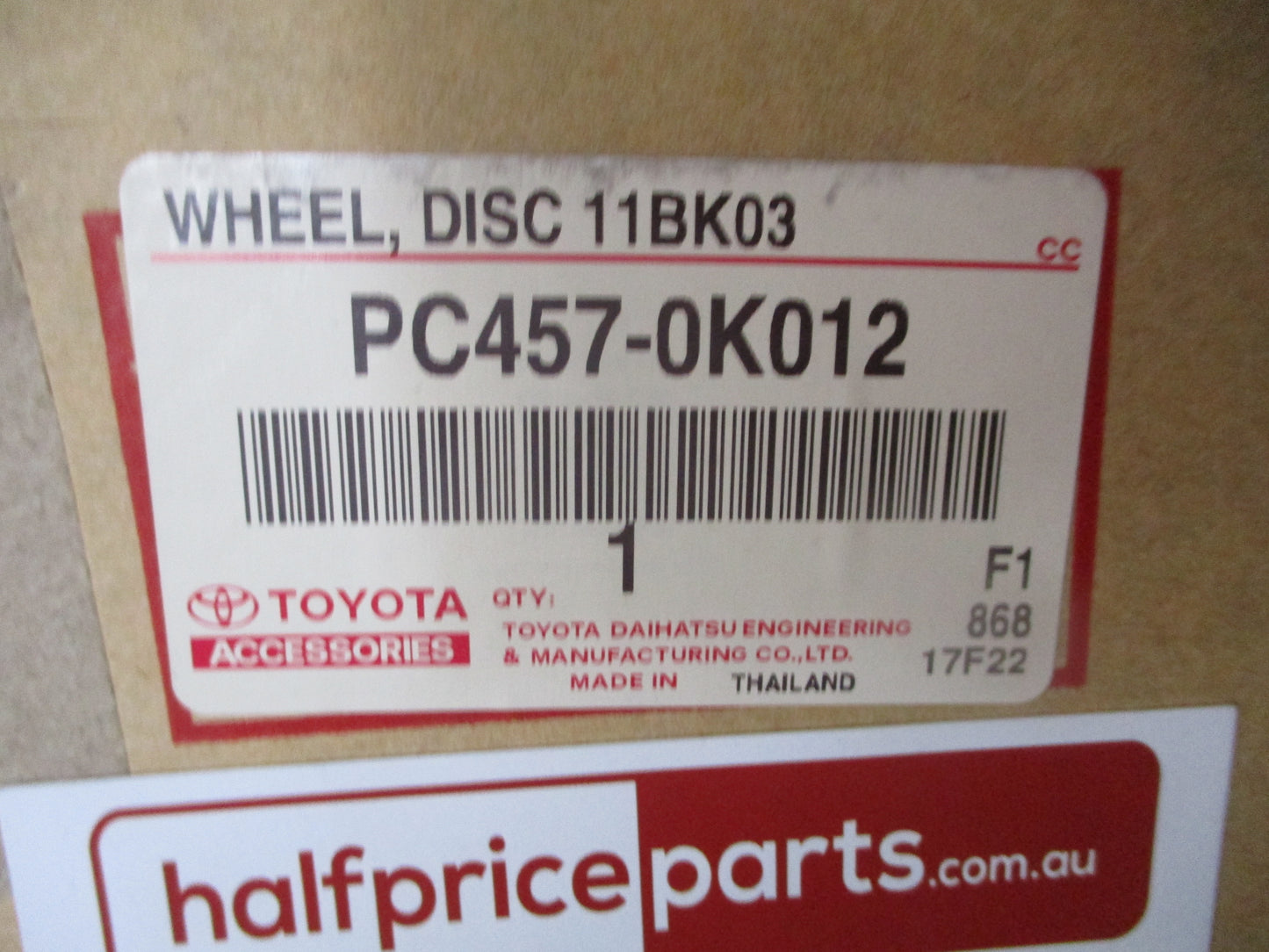 Toyota Hilux SR5-Rugged-SR-Workmate Genuine Set Of 5 Black Alloy Wheels 17x7.5 New Part