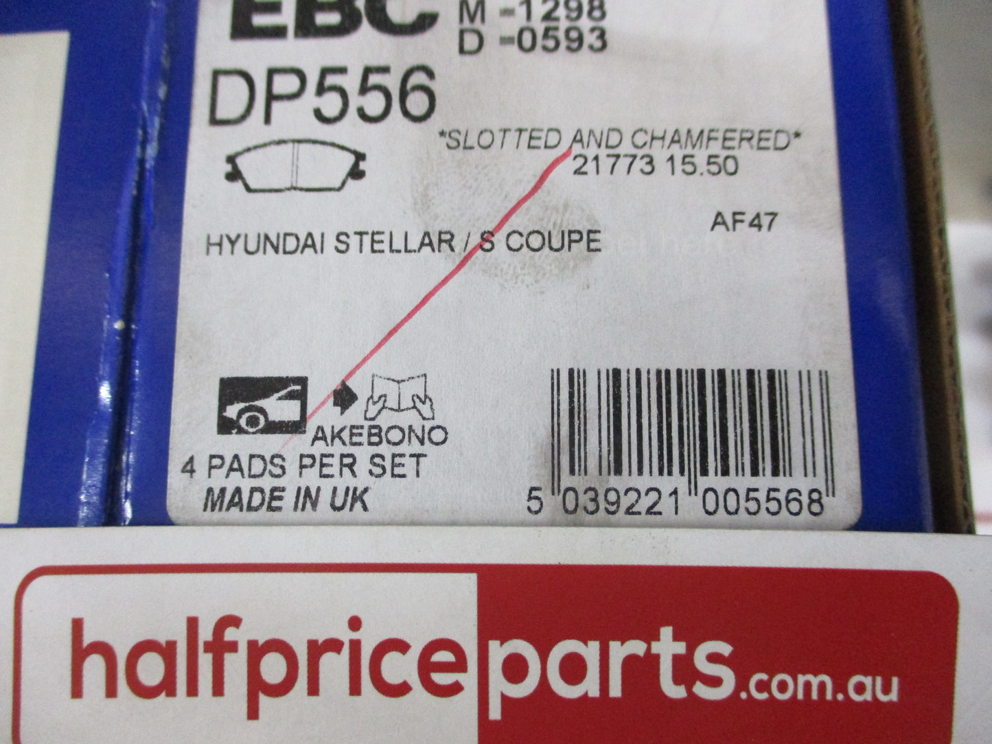 EBC Front Disc Brake Pad Set Suits Honda Accord New Part