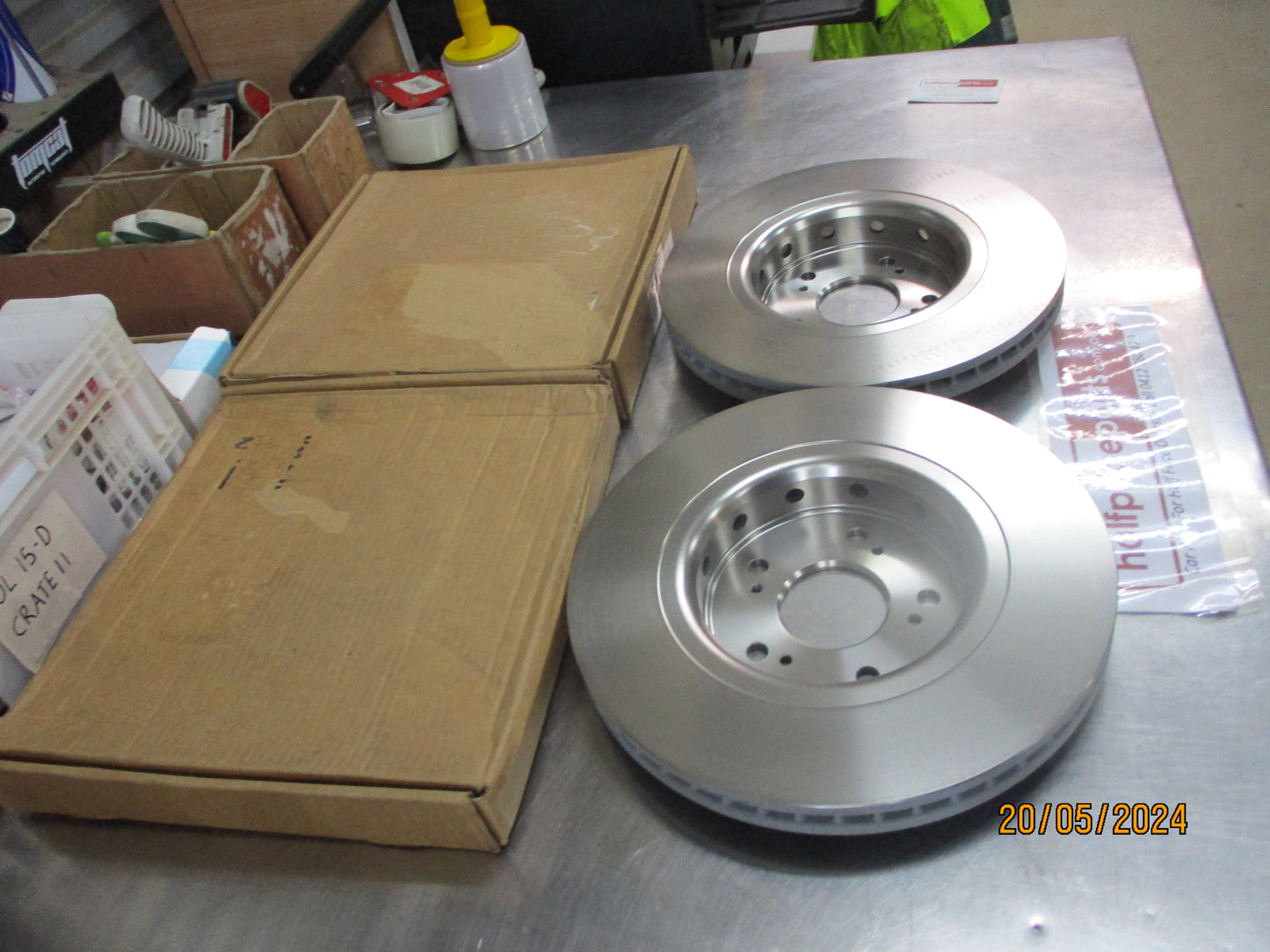 Honda CR-V Genuine Front Disc Brake Rotors (Pair) New Part
