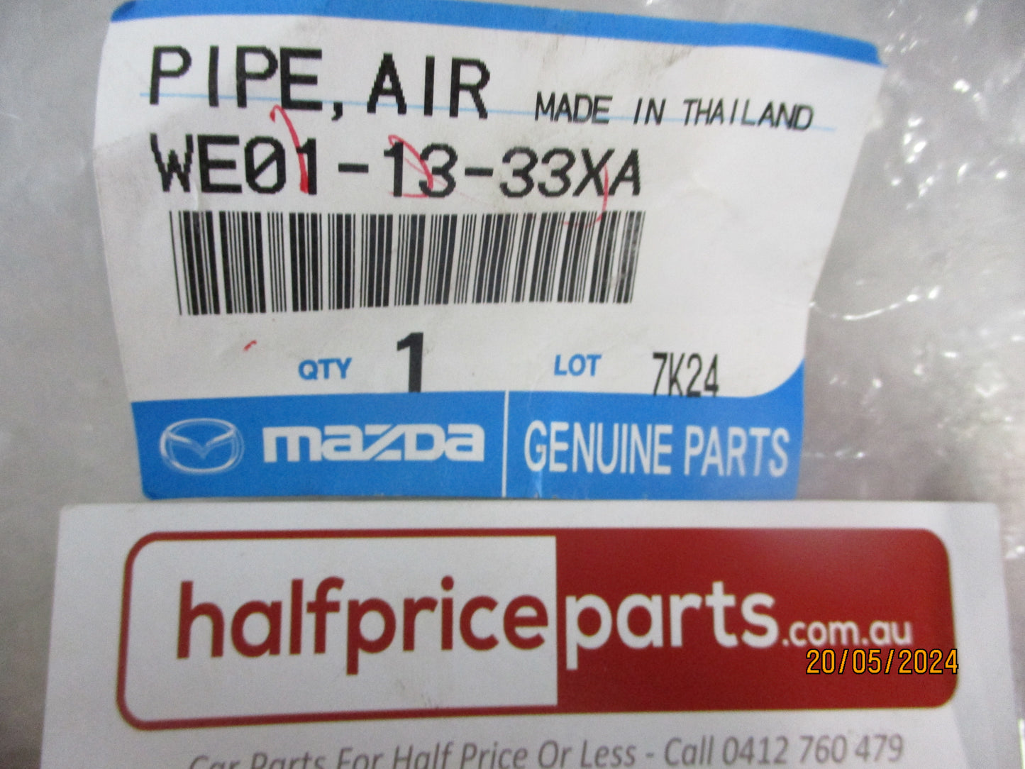 Mazda BT-50 UN/Ford Ranger Genuine Turbo Intercooling Air Hose Tubing New Part