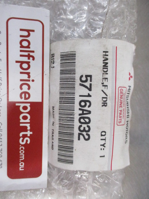 Mitsubishi Triton Genuine Drivers Front Door Outer Handle Chrome New Part