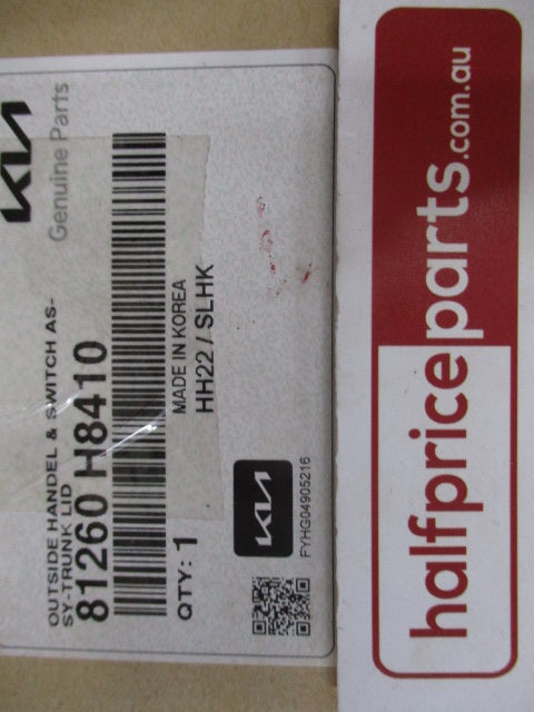 Kia Rio Genuine Boot Lid Outer Handle And Switch New Part
