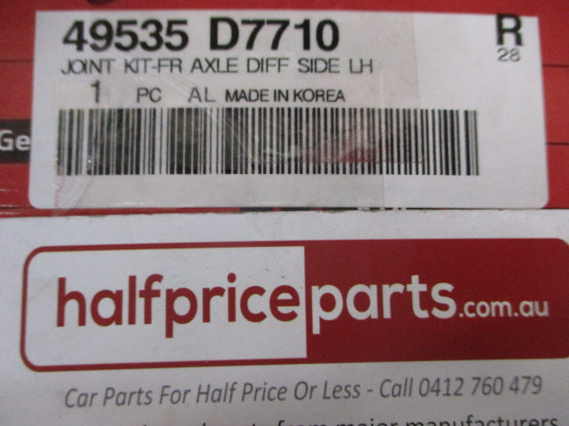 Kia Sportage Genuine Left Hand Front Axel Diff Side Joint New Part