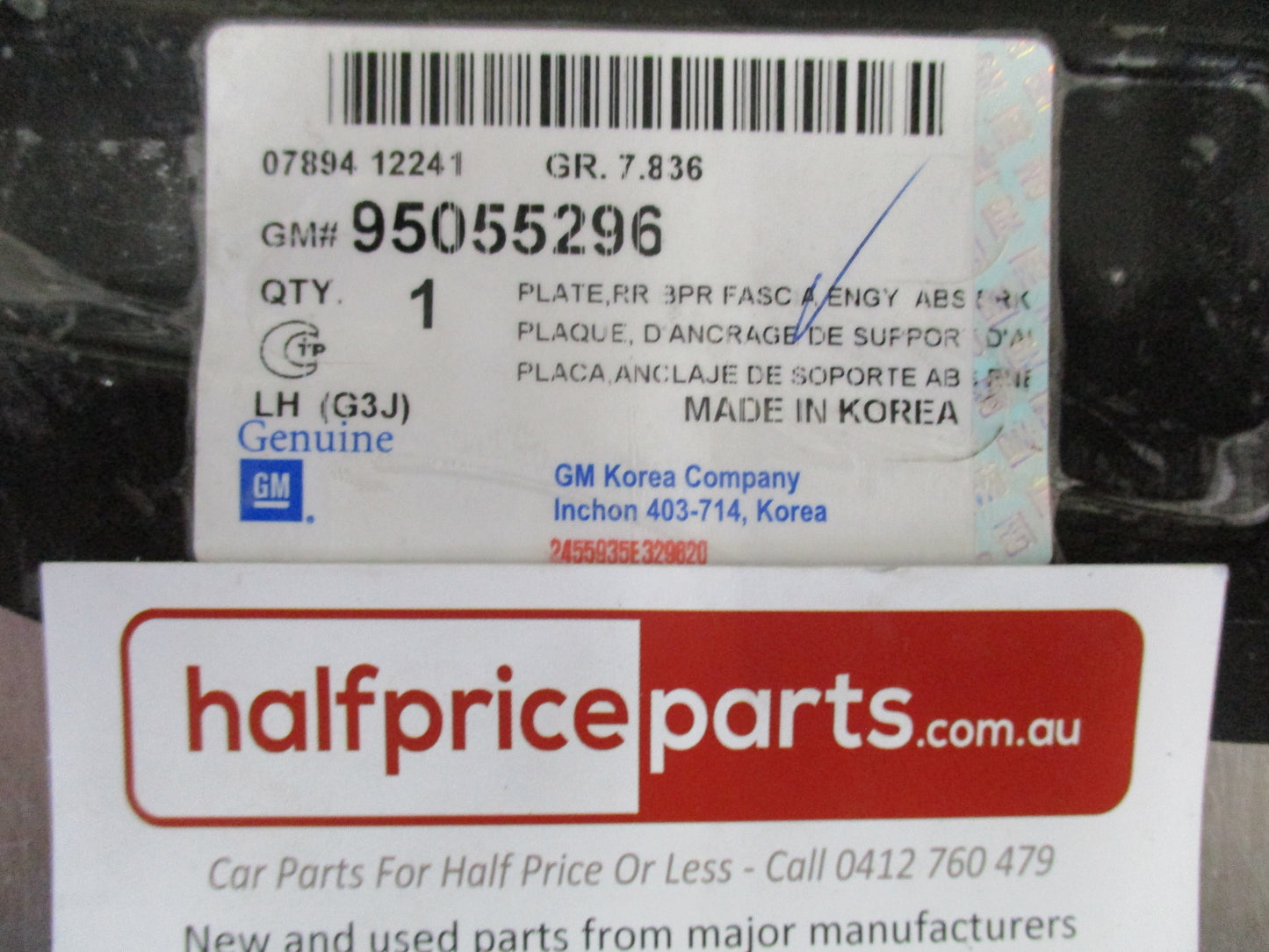 Holden Cruze J400 Genuine Rear Energy Absorber Bracket New Part