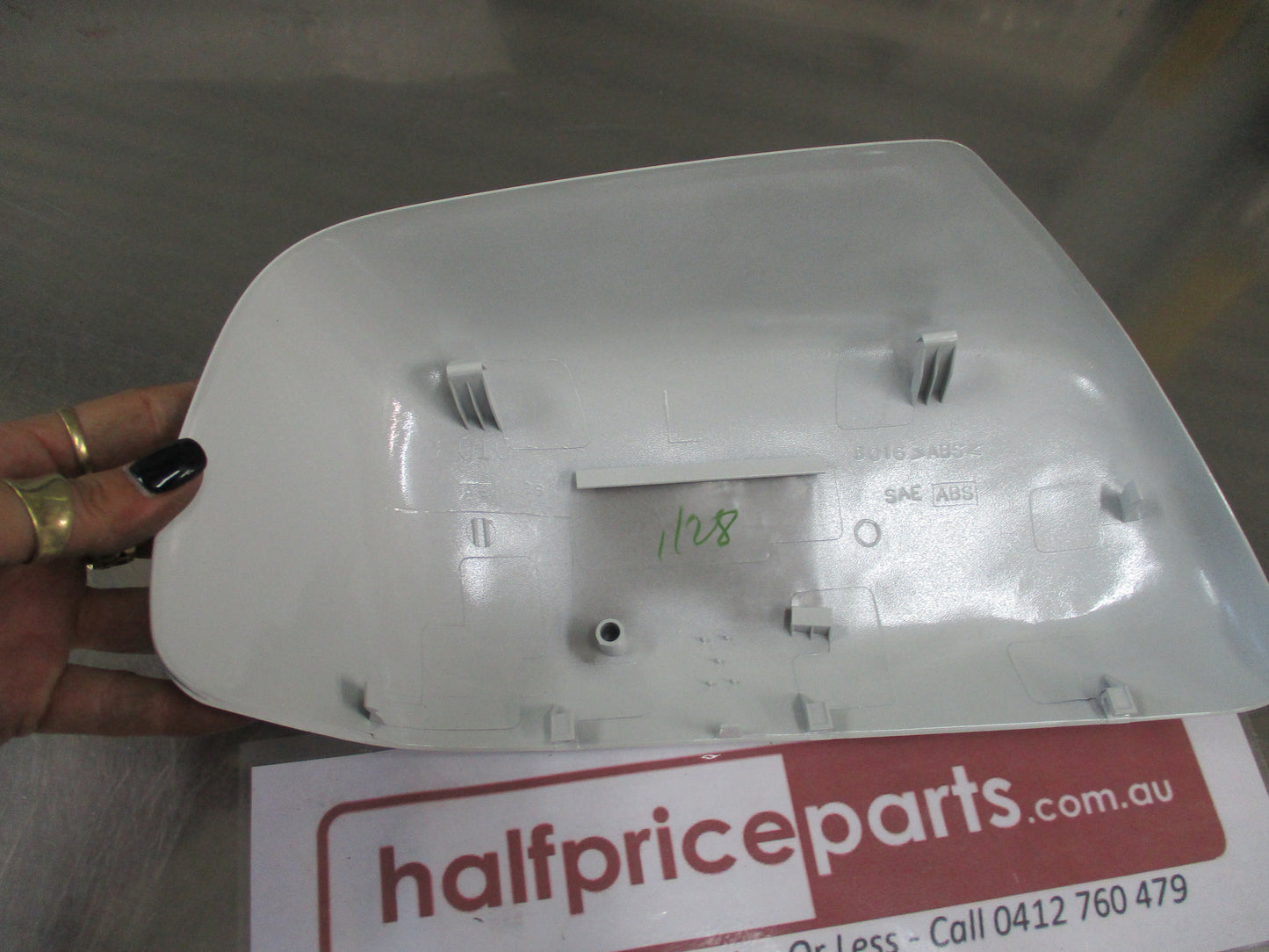 Suzuki Grand Vitara Genuine Left Hand Side Mirror Scalp (Painted Pearl White) New Part