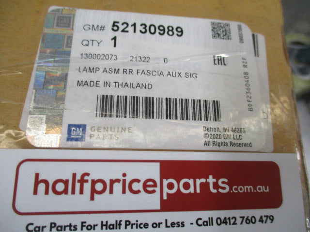 Holden Colorado 7 Genuine Right Hand Rear Lower Fog Light Assembly - New Part