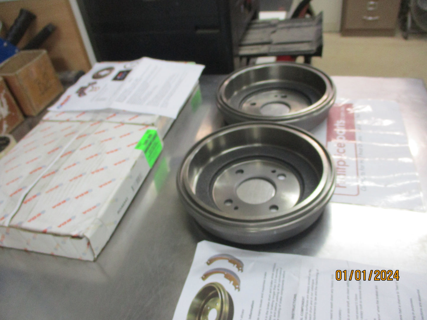 RDA Rear Brake Drums (Pair) Suits Honda Concerto 1.5Ltr New Part