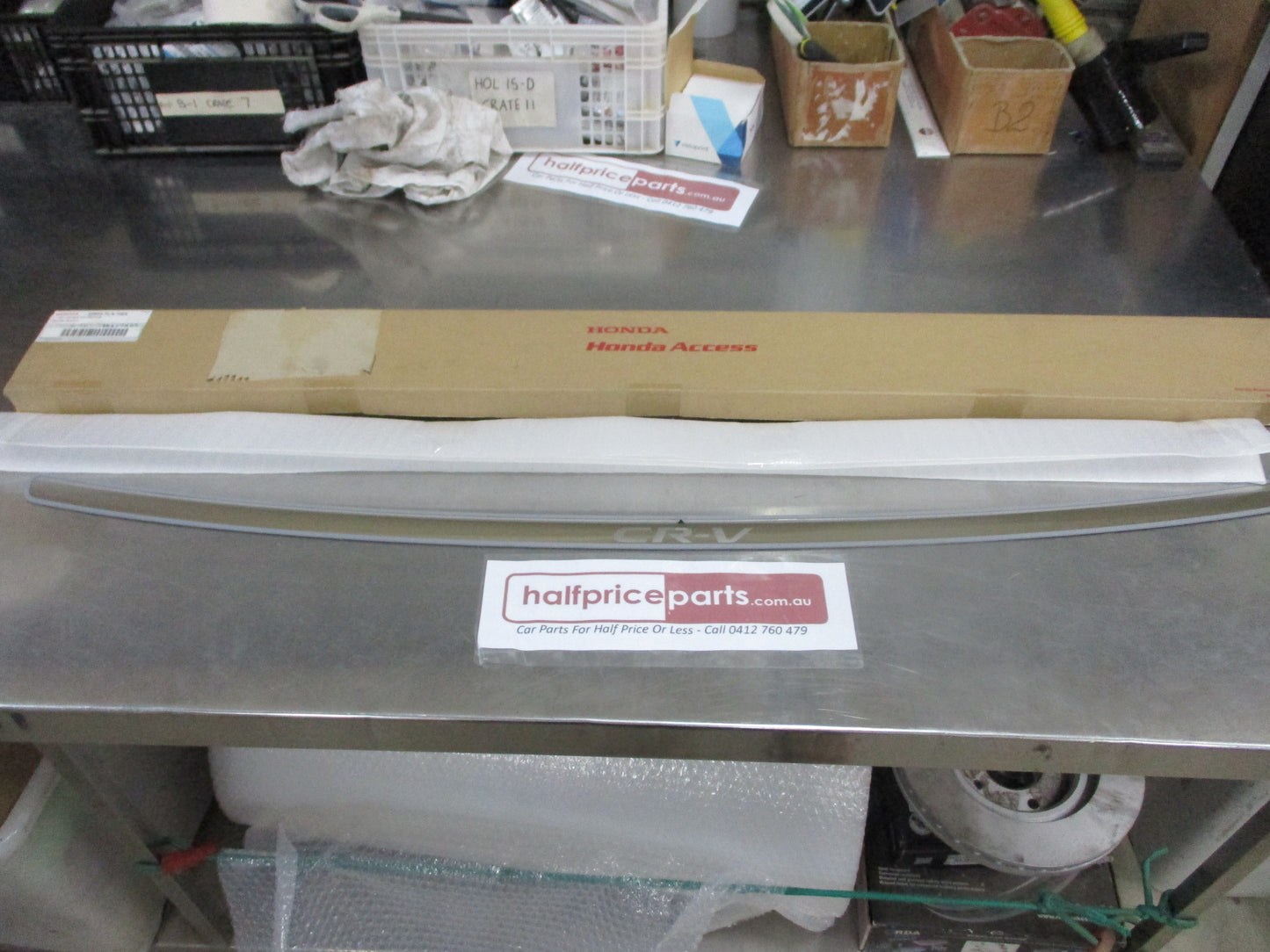 Honda CR-V Genuine Rear Bumper Protector Plate New Part
