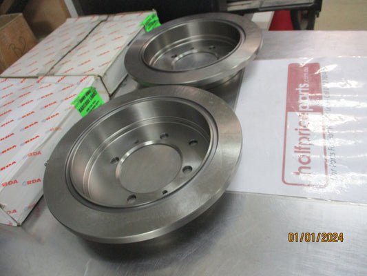 RDA Rear Disc Brake Rotor (Pair) Suits Hyundai Sonata 263mm New Part