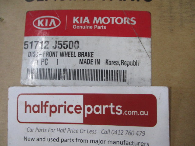 Kia Stinger Genuine Front Disc Brake Rotor (Sold As Pair) New Part