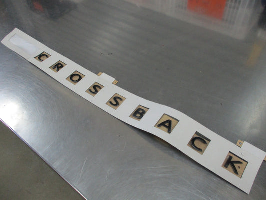 Citroen DS4/DS7 Genuine "CROSSBACK" Monogram Badge New Part