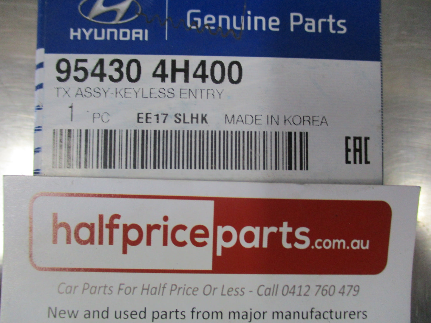 Hyundai Iload Genuine 2 Button Keyless Entry Flip Key Remote New Part