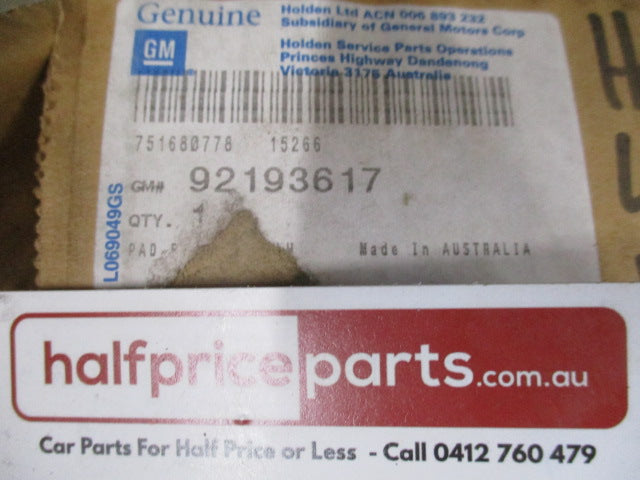 Holden VE Commodore Genuine Left Hand Front Seat Back - New Part