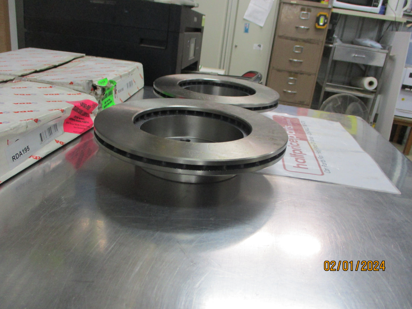 RDA Front Disc Rotors (Pair) Suits Honda Accord SZ Hatch Back New Part