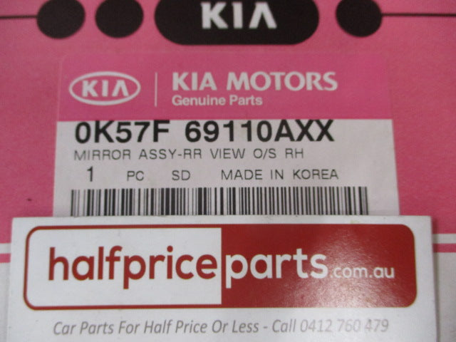 Kia GQ Carnival Genuine Right Hand Electric Heated Mirror Unpainted New Part