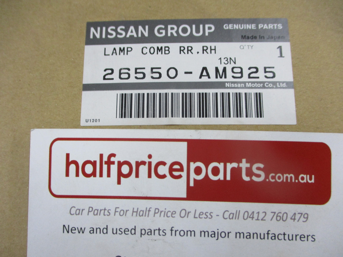 Nissan Skyline GT350 Genuine Right Hand Rear (Drivers) Tail Light Assembly New Part