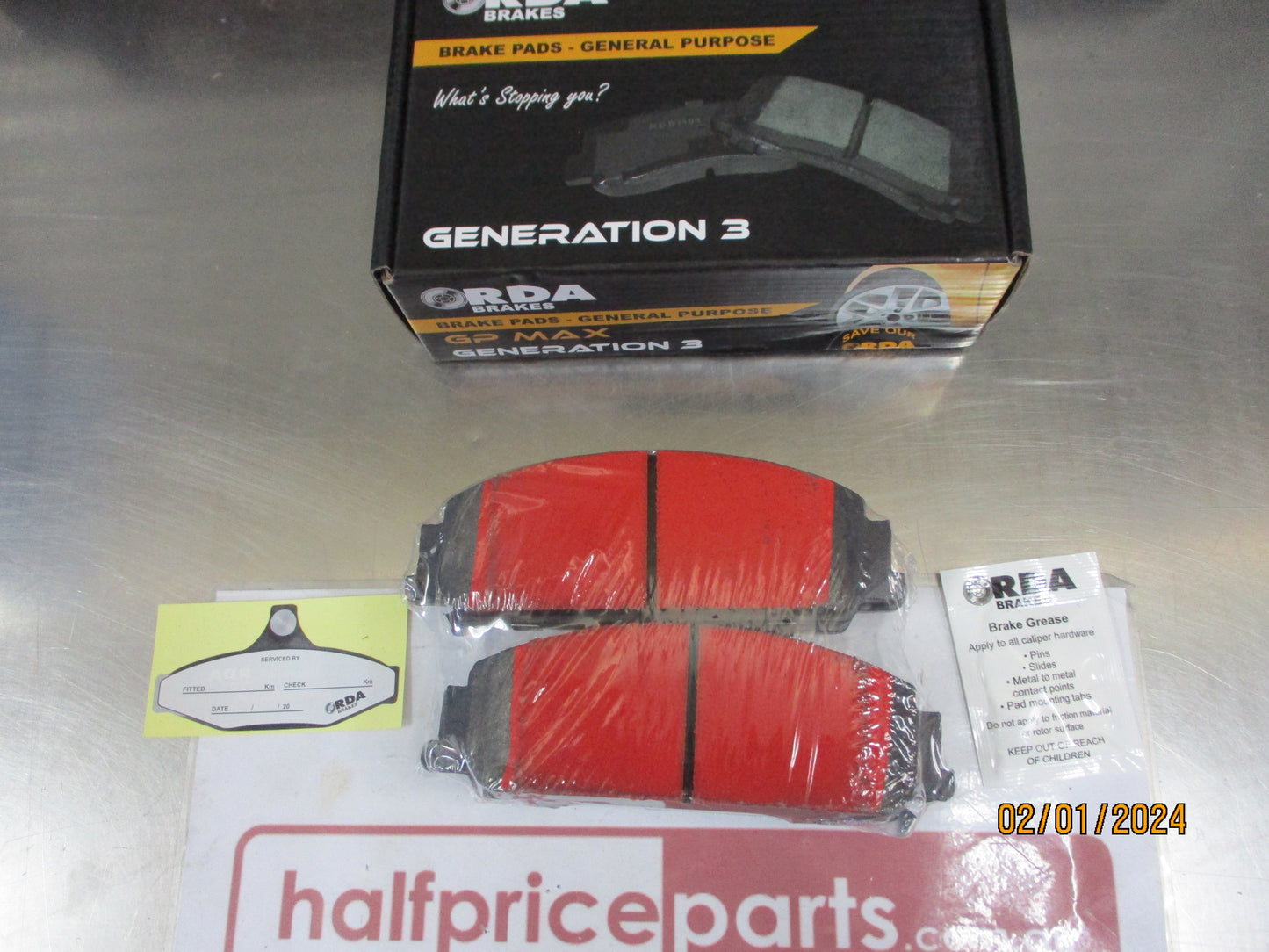 RDA Front Disc Brake Pad Set Suits Holden VE-VF V6 Commodore New Part