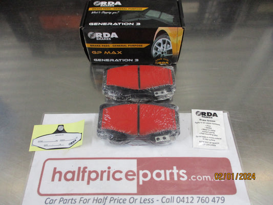 RDA Front Disc Brake Pad Set Suits Toyota Hilux New Part