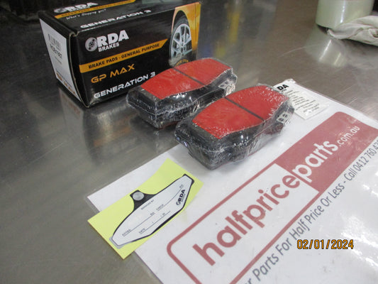 RDA Front Disc Brake Pad Set Suits Toyota Hilux New Part