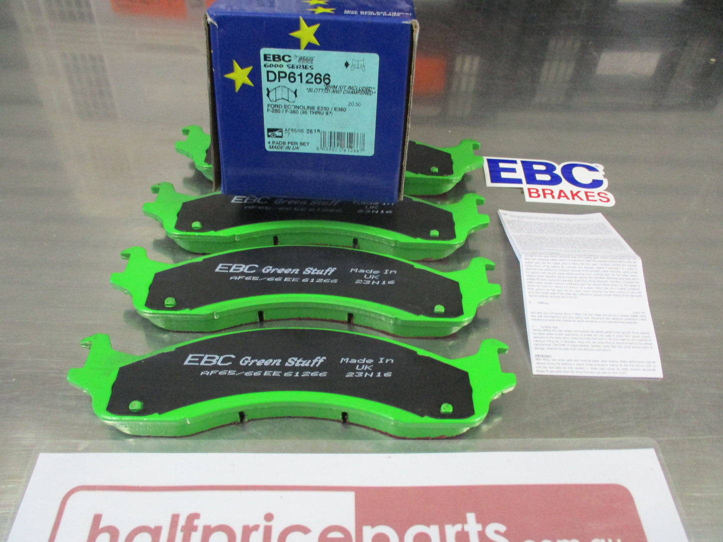 EBC Greenstuff Front Disc Brake Pad Set Suits Ford E-Series/F-Series New Part