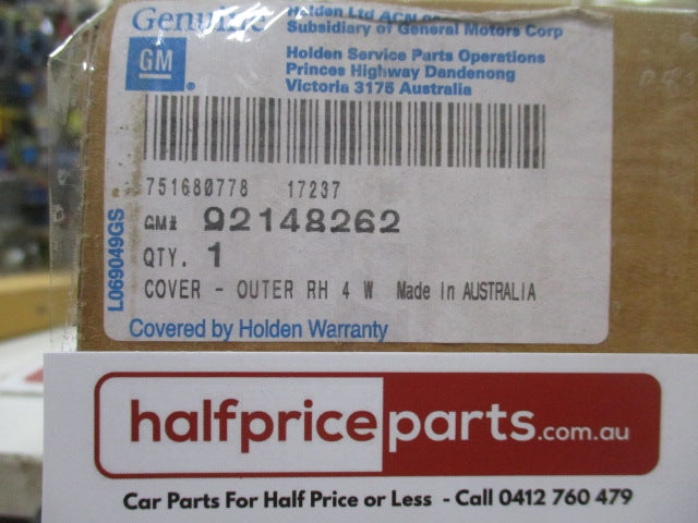 Holden VX-VY-VZ Commodore Genuine Right-hand (Drivers) Seat Trim Black - New Part